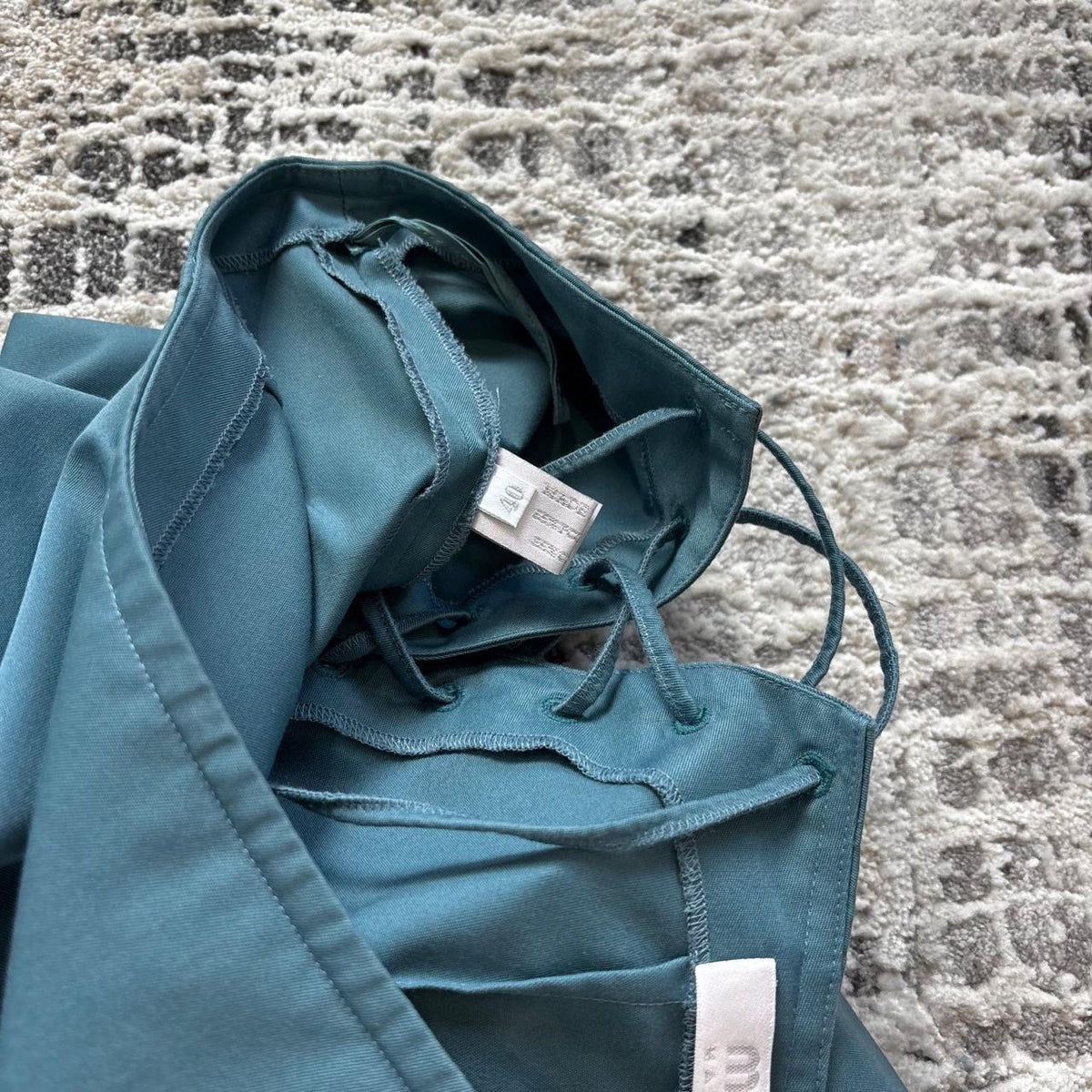 Miu Miu SS1998 Blue Lace Up Skirt