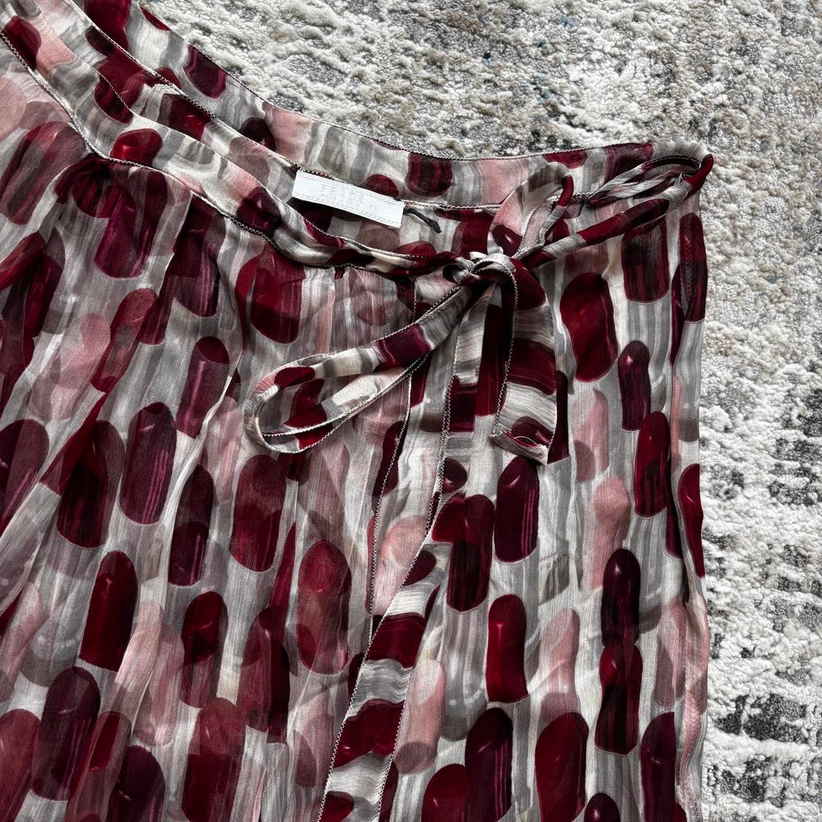 Prada SS00 Lipstick Sheer Skirt