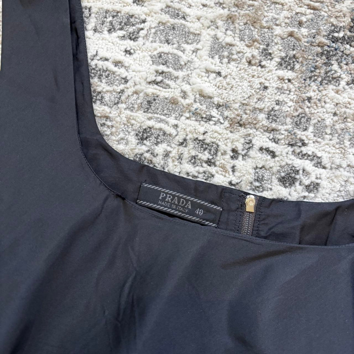 Prada SS1998 Black Satin Top