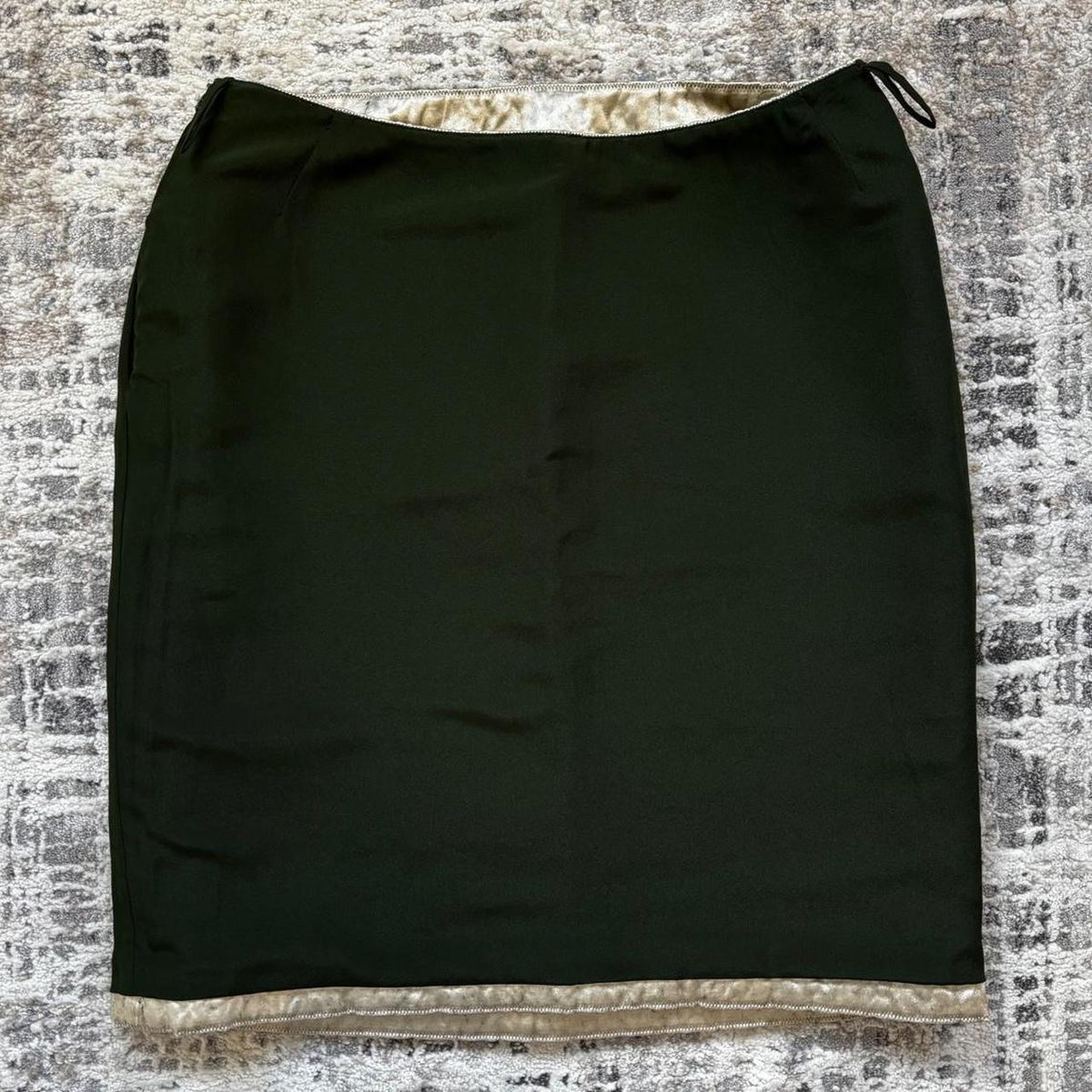 Prada FW1998 Gold Skirt