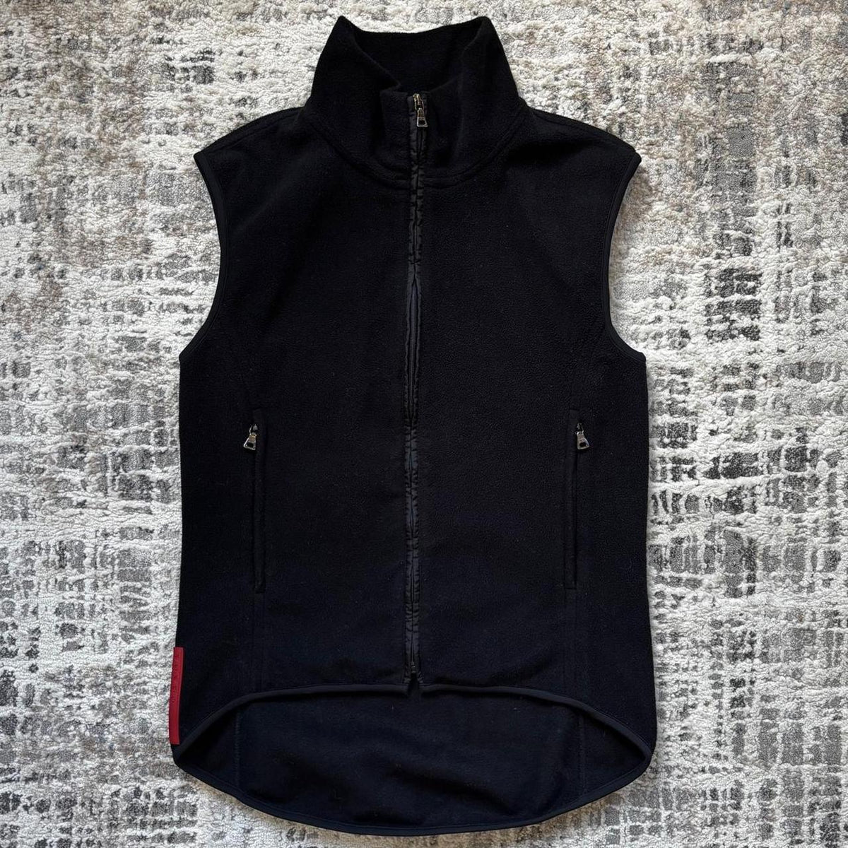 Prada Sport 00s Black Fleece Gilet