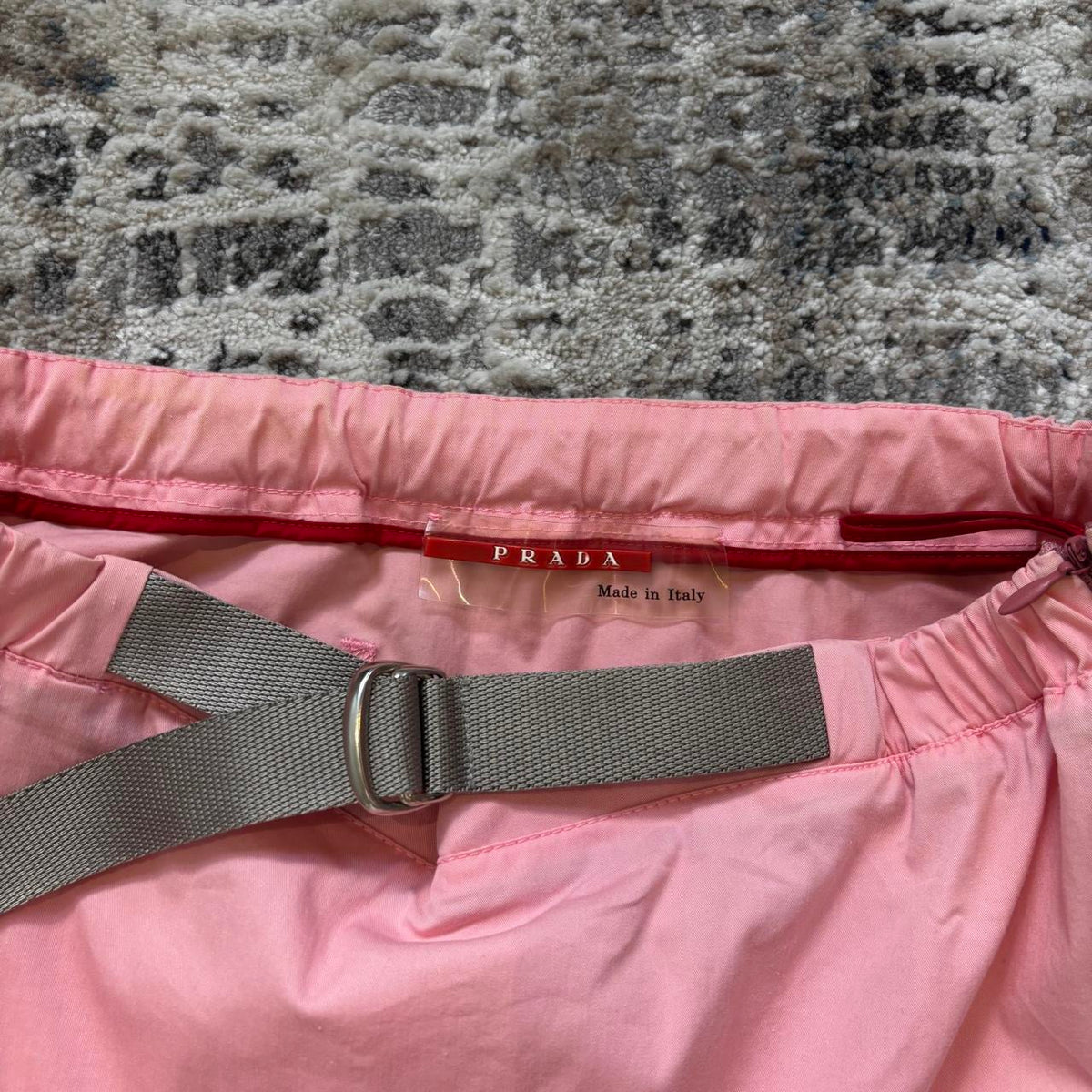 Prada Sport SS2000 Pink Mini Skirt