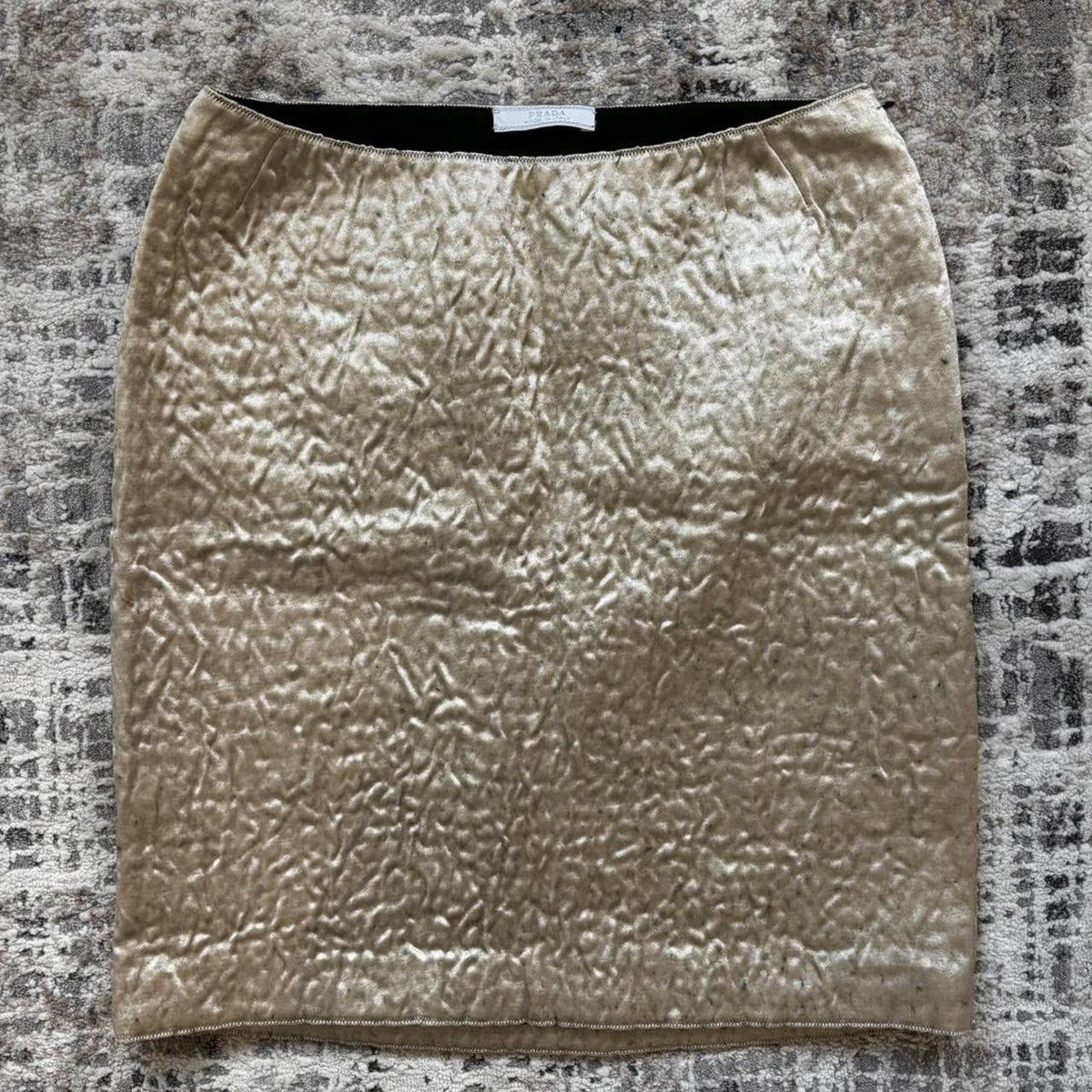 Prada FW1998 Gold Skirt