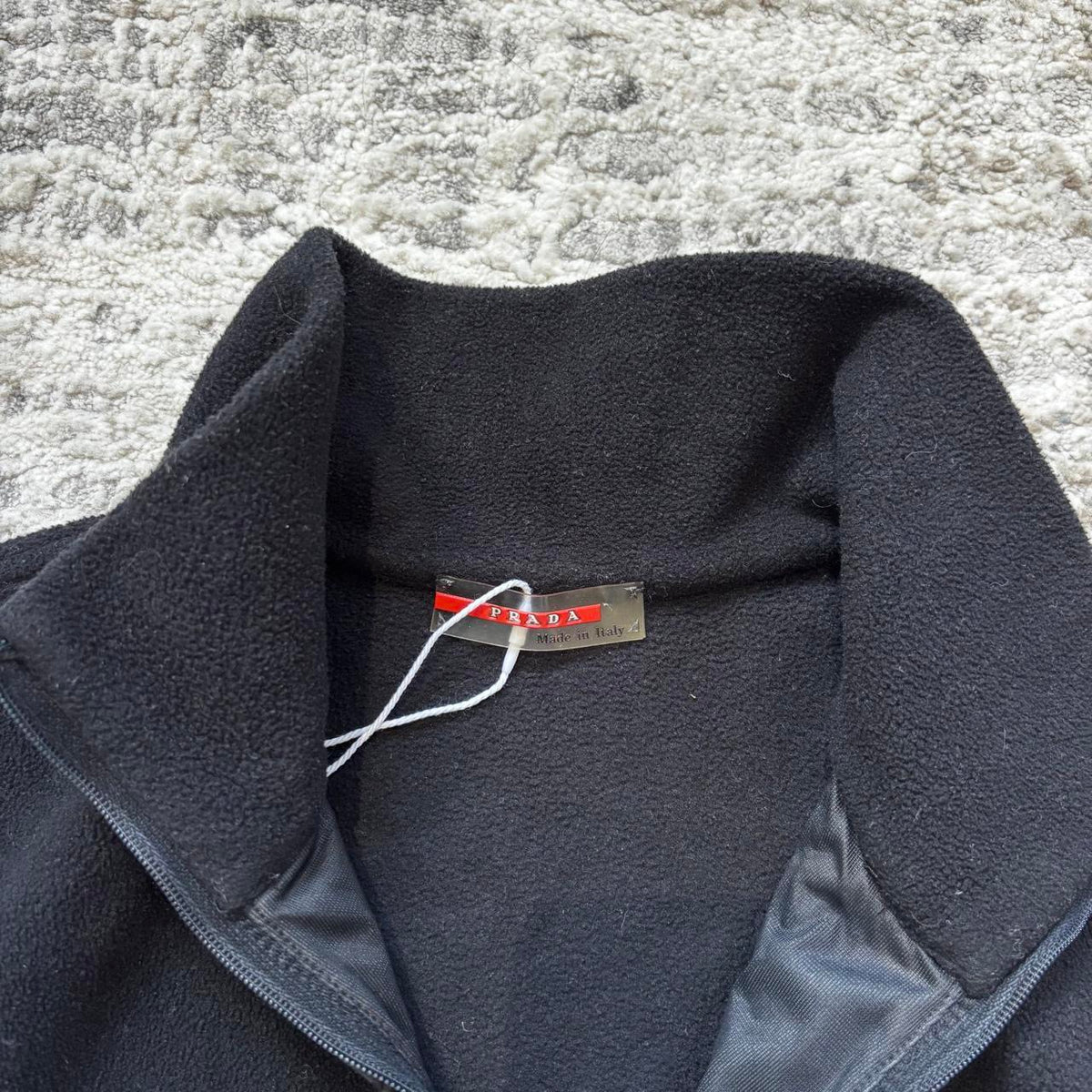 Prada Sport 00s Black Fleece Gilet