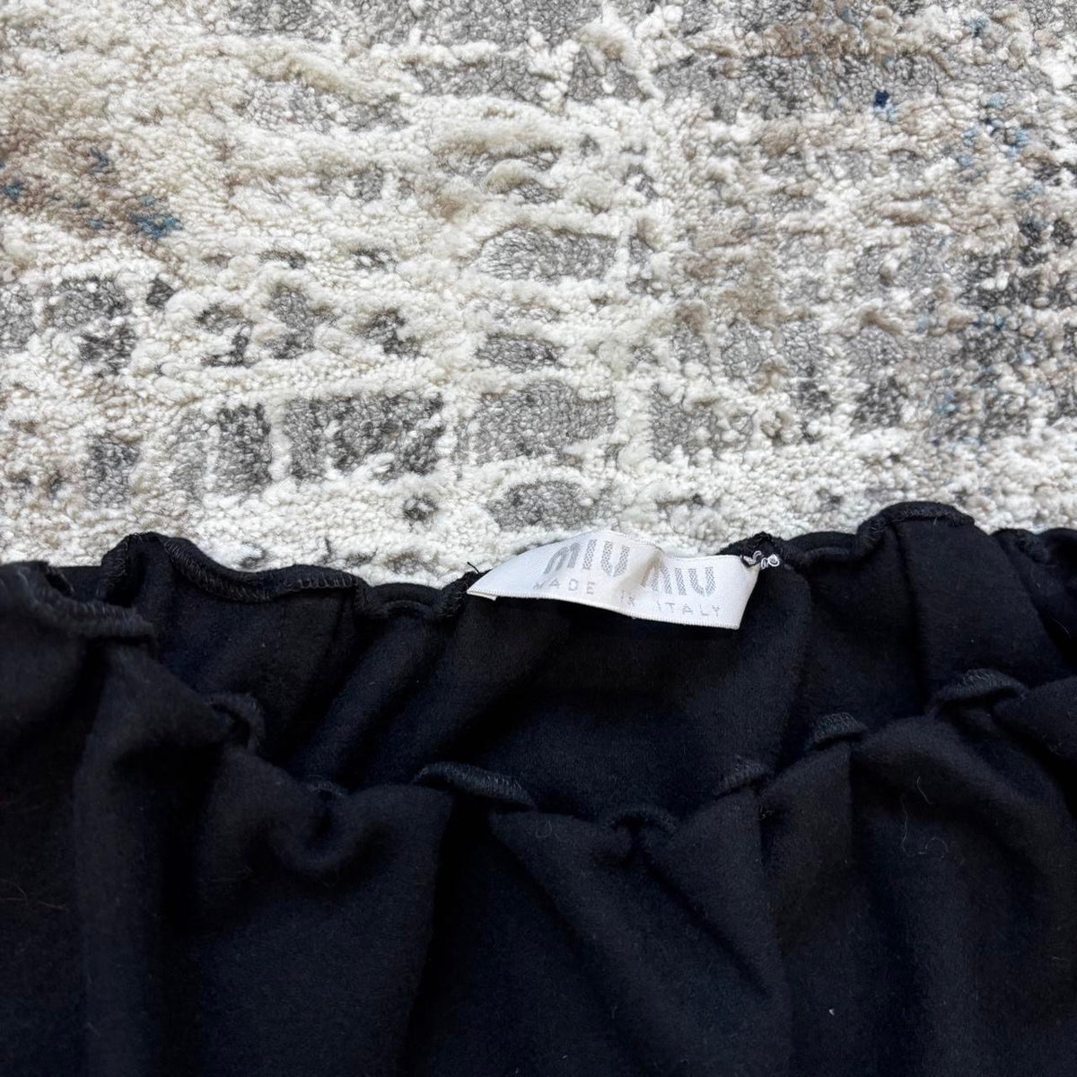 Miu Miu FW1998 Black Bubble Skirt