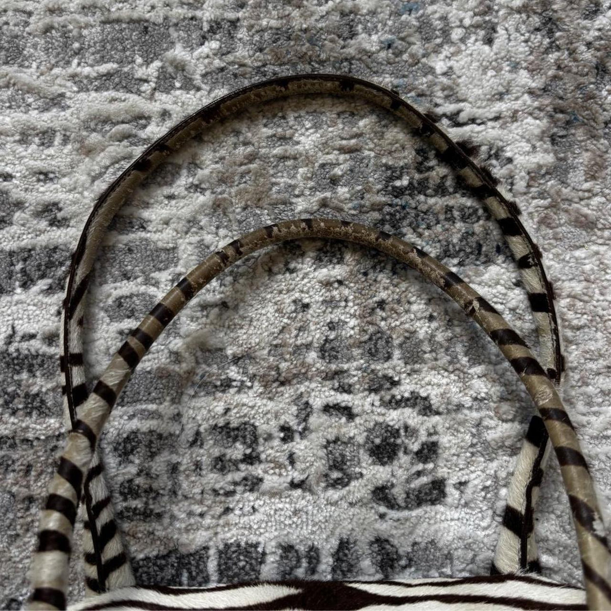 Prada 00s Zebra Handbag