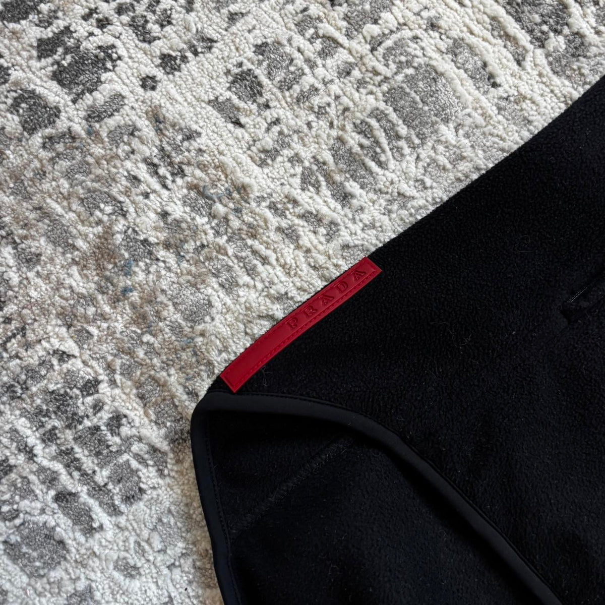 Prada Sport 00s Black Fleece Gilet