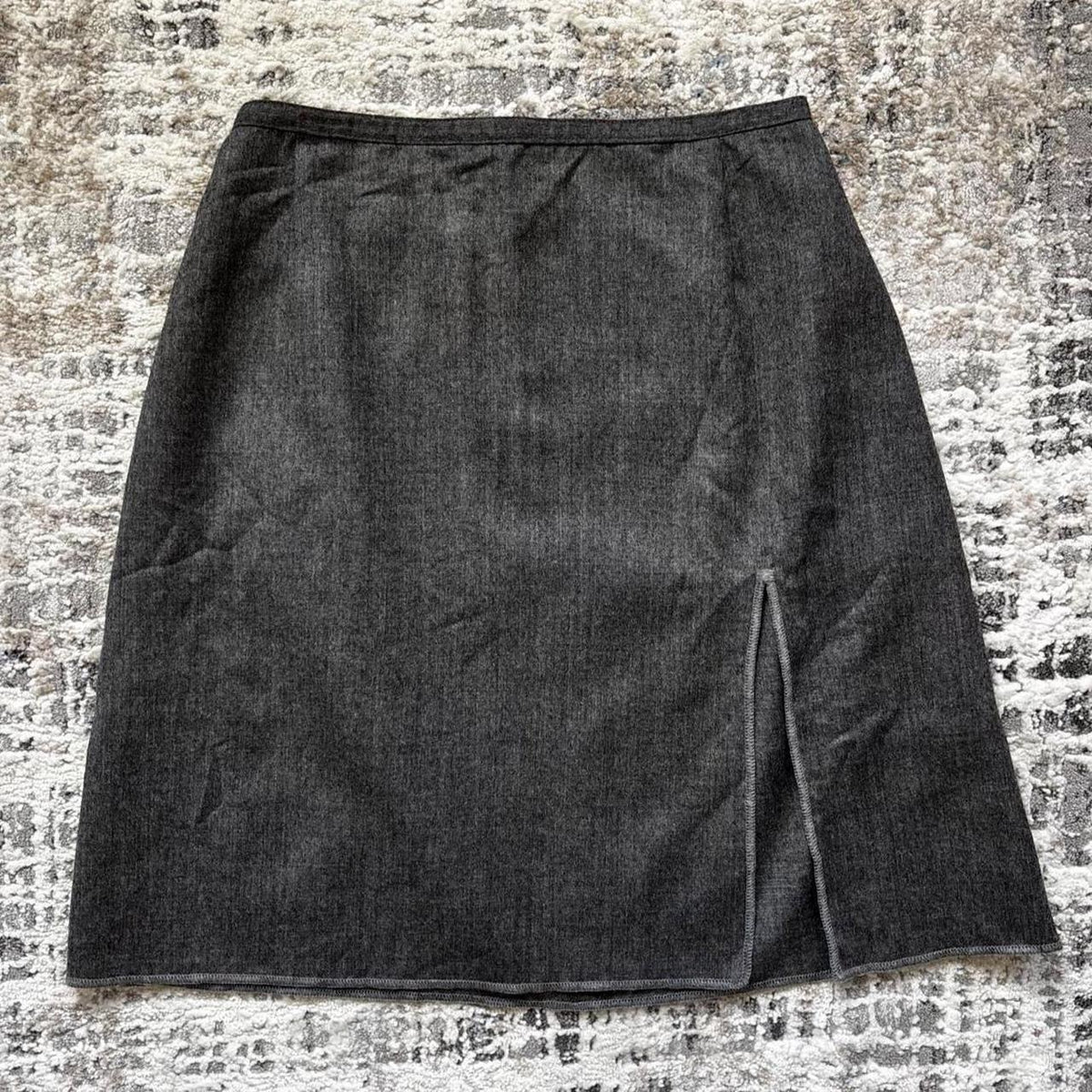 Miu Miu FW1997 Grey Mini Skirt