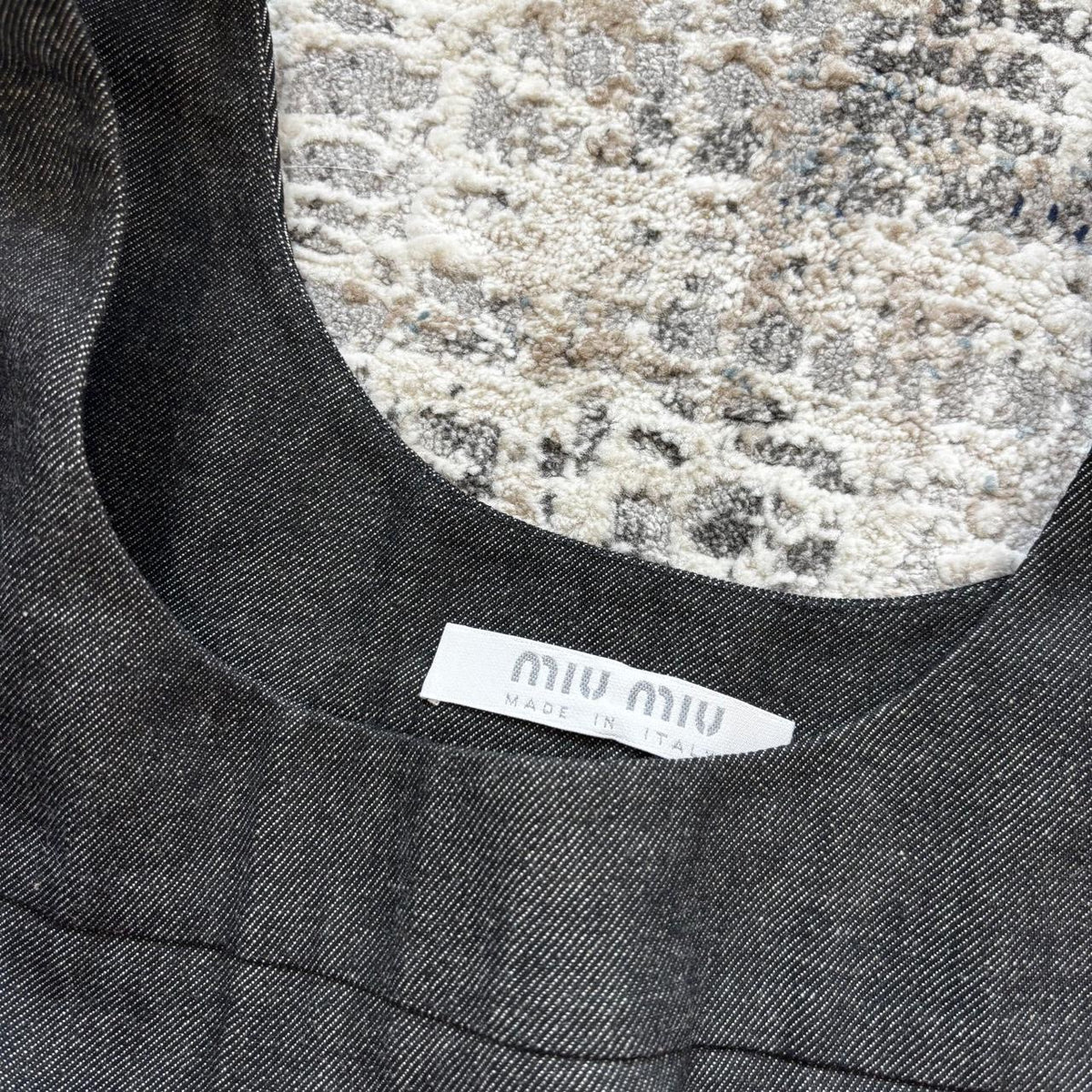 Miu Miu SS1999 Denim Top
