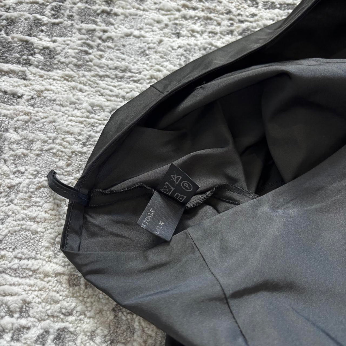 Prada SS1998 Black Silk Skirt