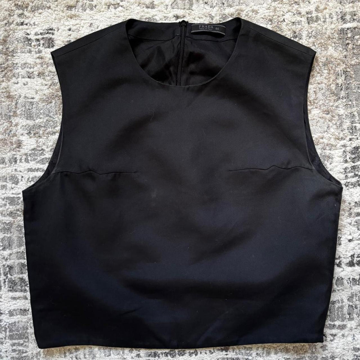 Prada SS1998 Silk Black Top
