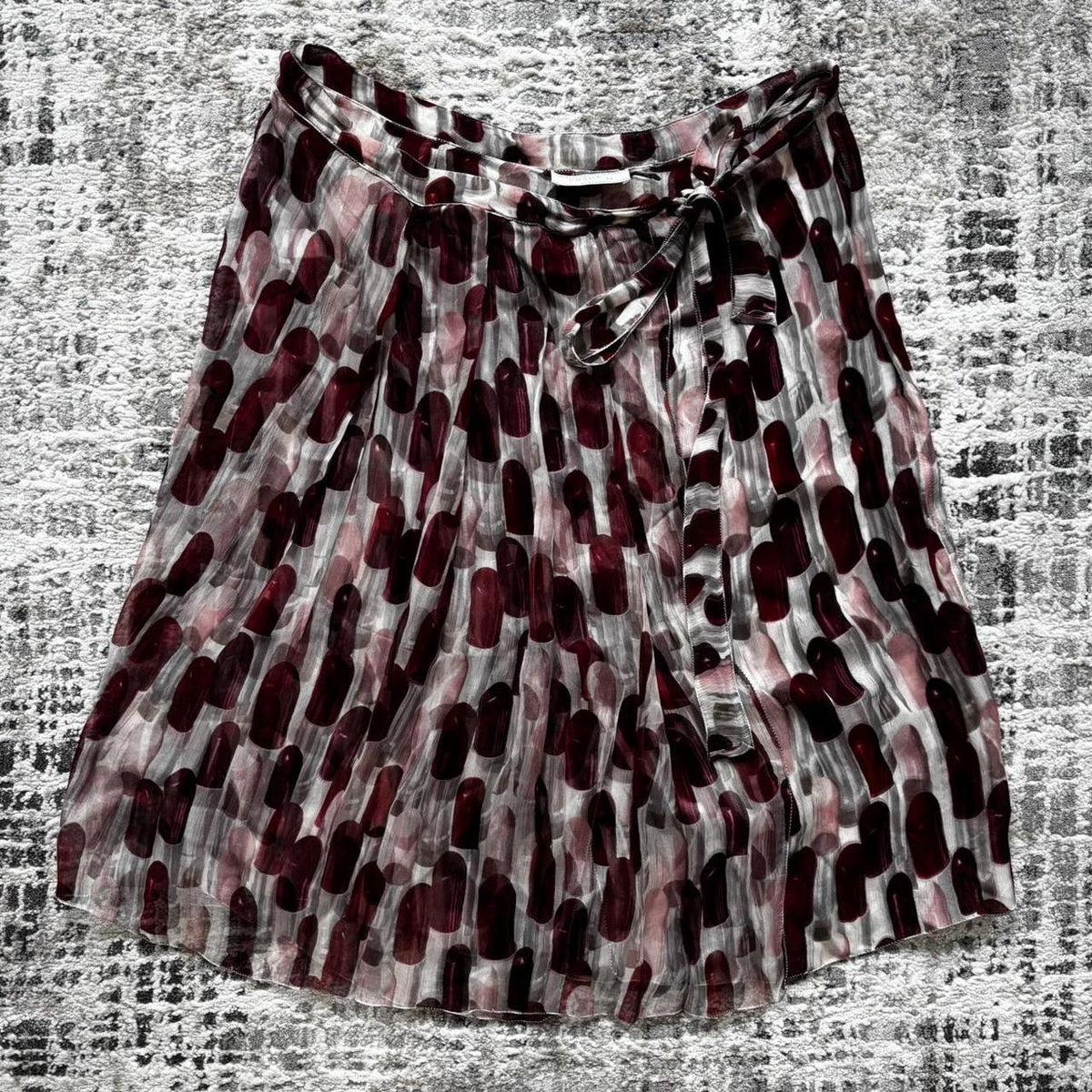 Prada SS00 Lipstick Sheer Skirt