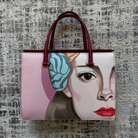 Prada SS2014 Graphic Saffiano Handbag