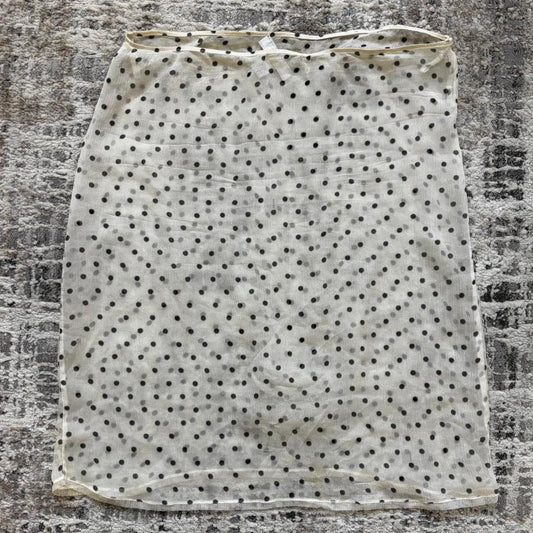 Prada SS2000 Sheer Polka Dot Skirt