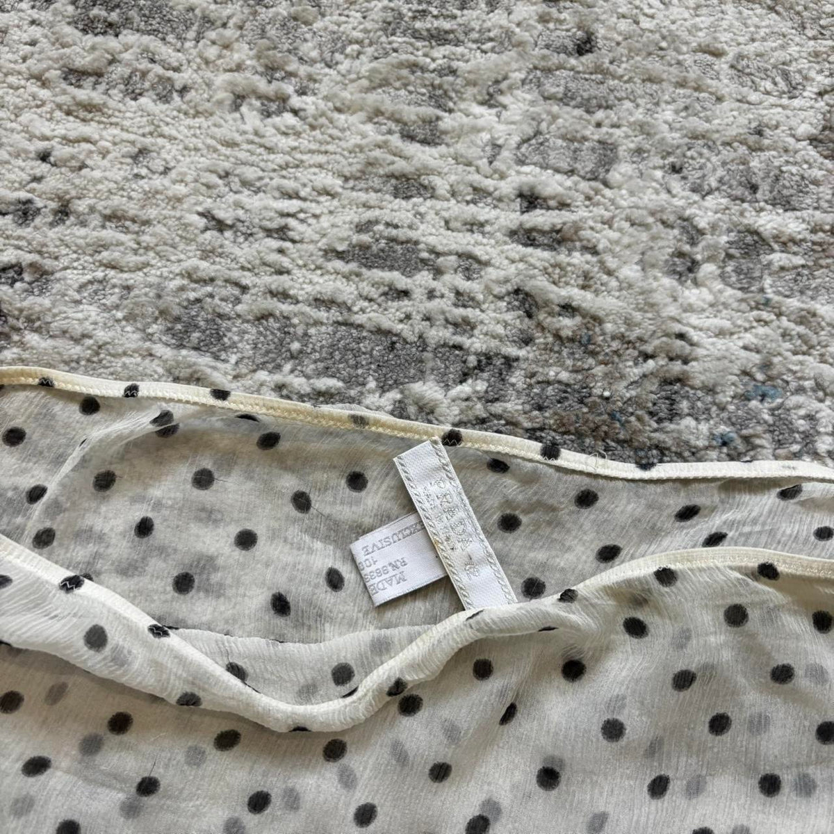 Prada SS2000 Sheer Polka Dot Skirt