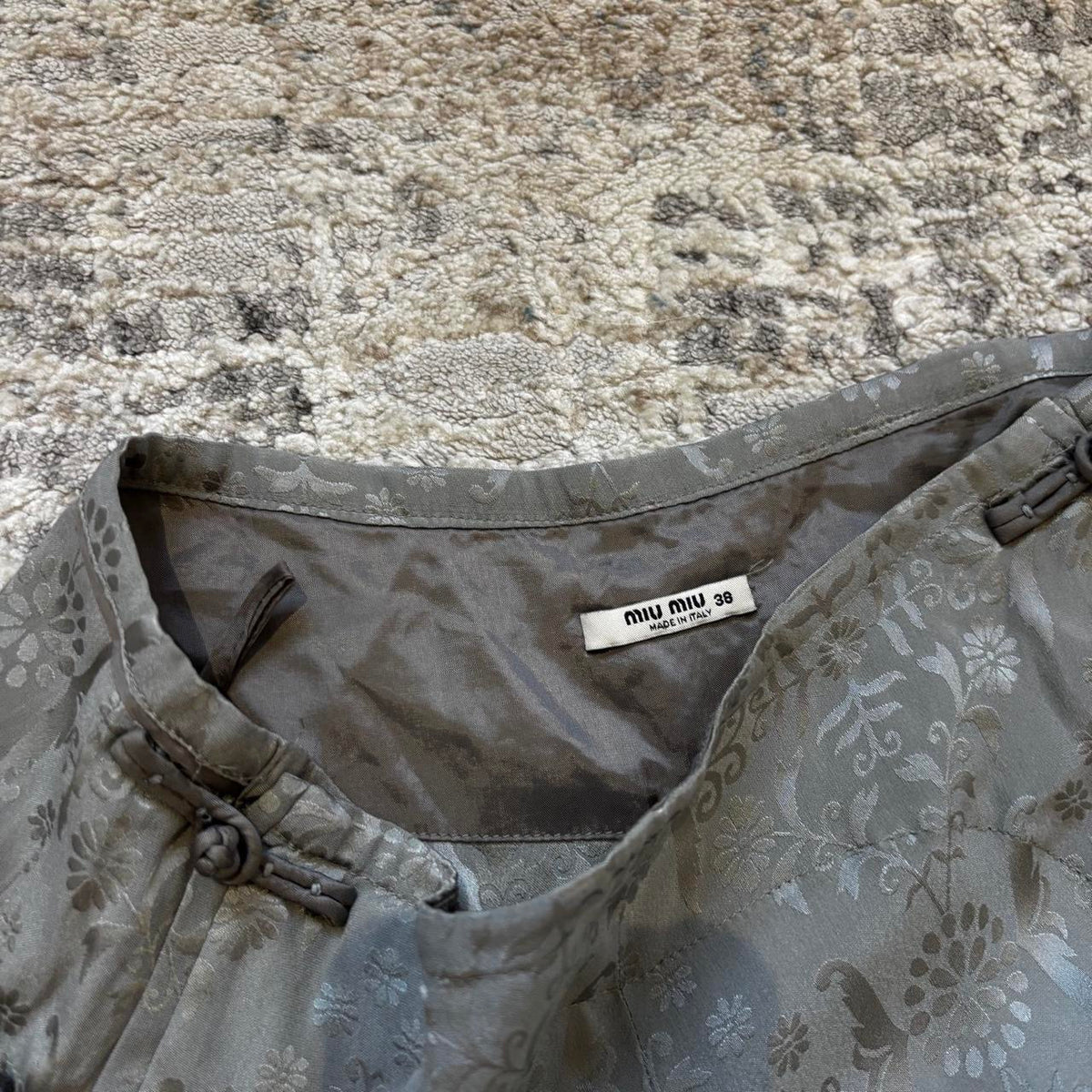 Miu Miu SS2003 Cheongsam Silk Capri Trousers